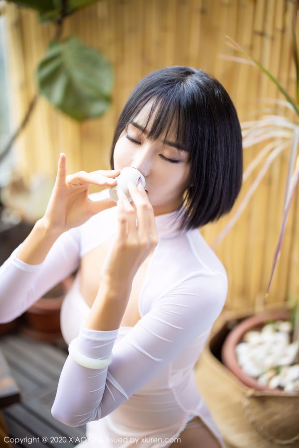 [语 画 界 XIAOYU] Vol.269 Lan Xia Akasha "부채와 안개 스타킹"