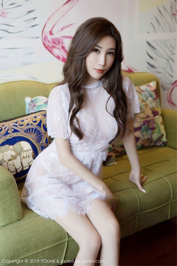 Sun Mengyao V "Hollow Hollow Semi-Permeable Charming Sexy Lingerie" [尤蜜荟YOOMI] Vol.337