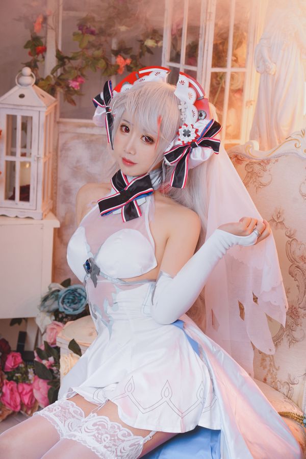 [美女Coser] 面饼仙儿 《欧根花嫁》