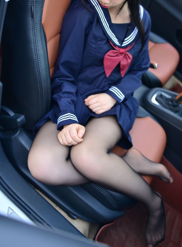 Xueqi SAMA "JK di dalam mobil" [Welfare COSPLAY]