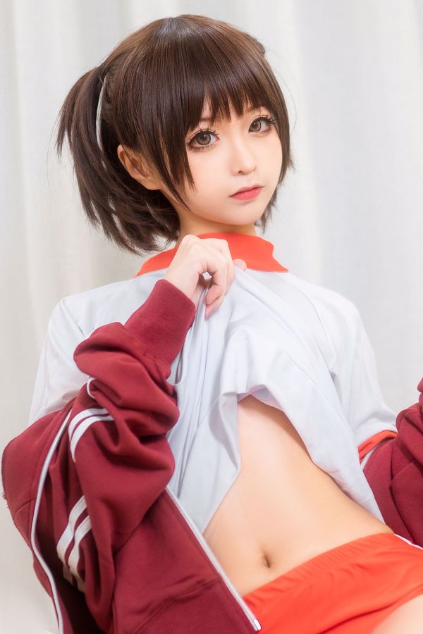 [Beauty Coser] Momo Bodoh "Baju Senam Merah"
