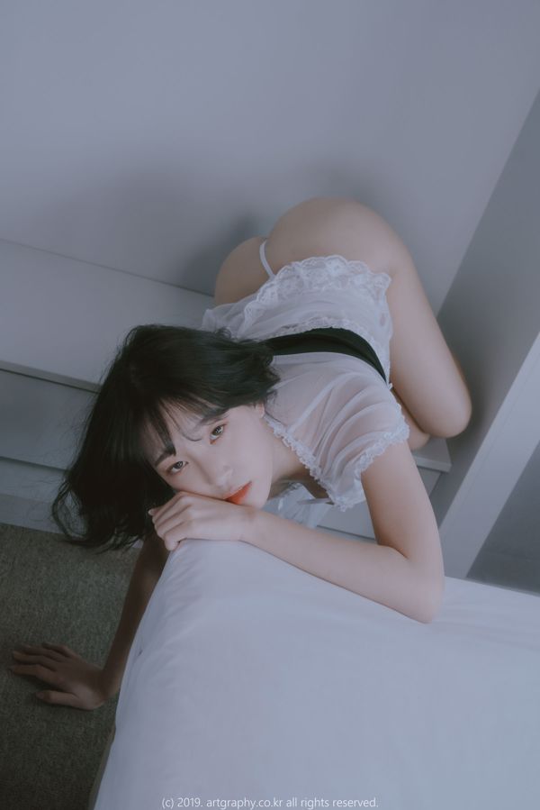 La bellezza coreana Jiang Inqing "Pigiama in prospettiva + camicia da notte rossa" [ARTGRAVIA]