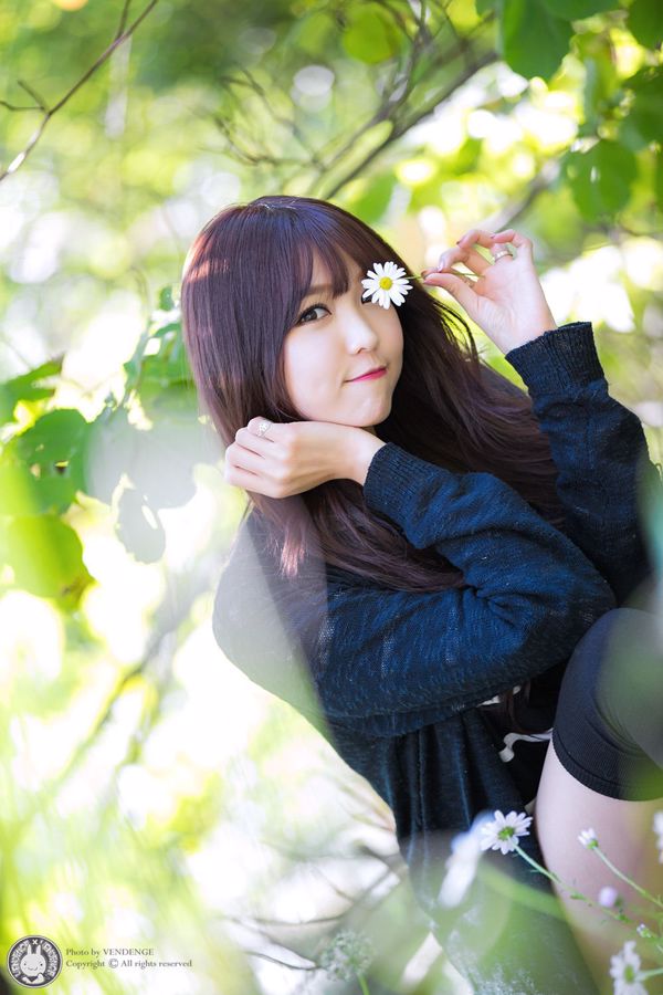 Li Erhui "Outdoor Shooting frische und süße Strümpfe Serie"