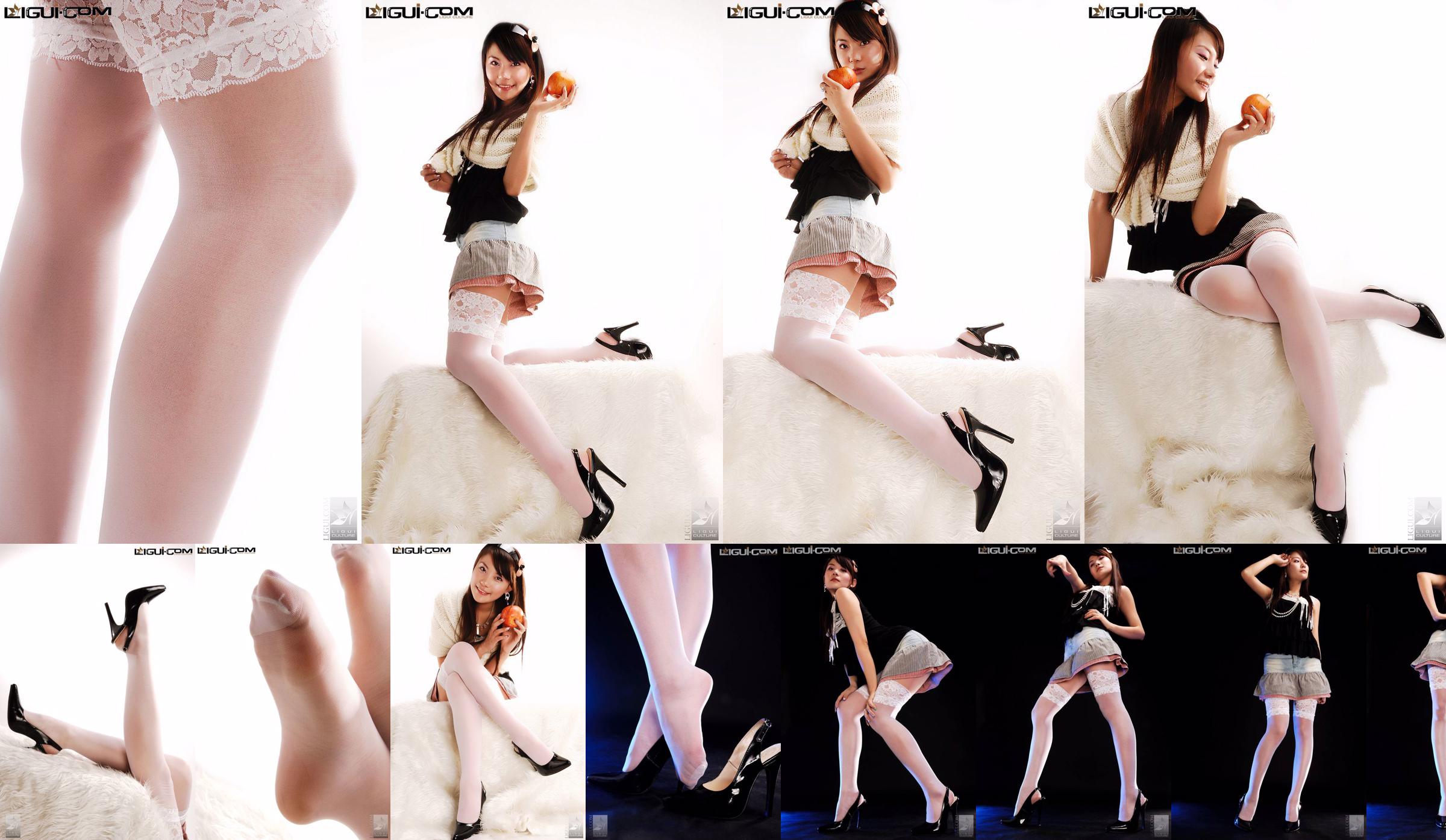 [丽柜LiGui] Model 龙洋《黑白碰撞的北极光》丝足写真图片 No.bb1c04 第1頁